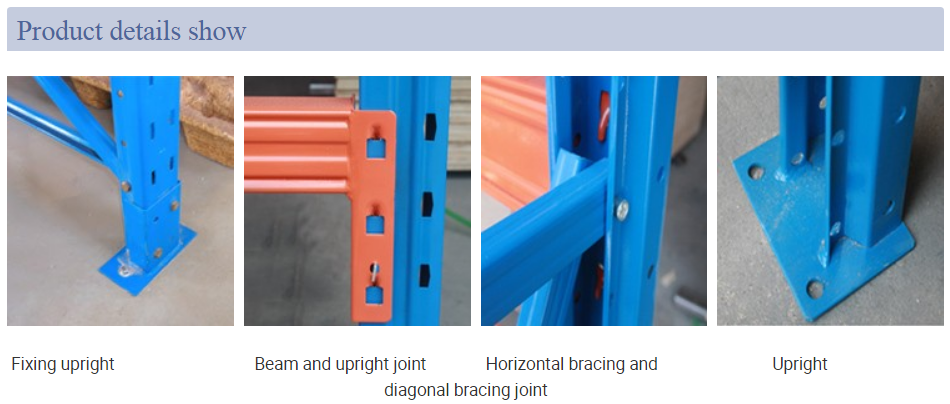 warehouse storage pallet rack system