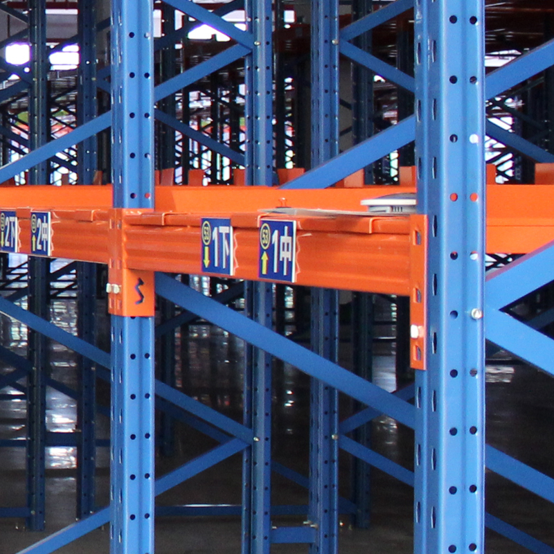 Heavy duty pallet drive in racking